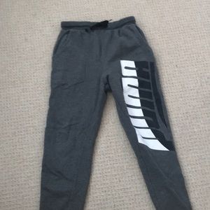 Girls puma sweat pants